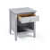 Husby 20" Wide Solid Wood Rectangular NightStand With 1 Drawer And 1 Shelf