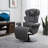 Swivel Manual Recliner with  Two Cup Holders
