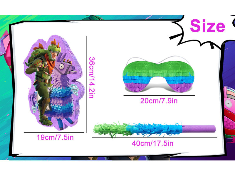 Fortnite Pinata, 4 Pcs Fortnite Pinatas Bundle
