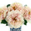 Peony Faux Floral in Vase