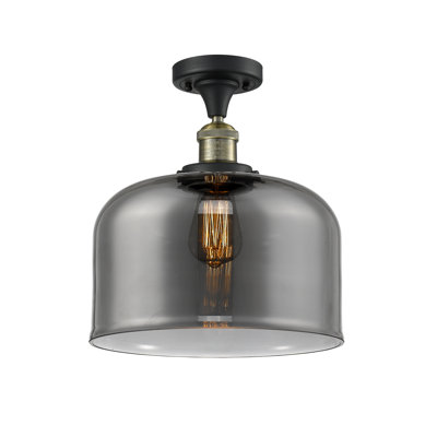 Plafonnier semi-encastré 1 lumière Bell