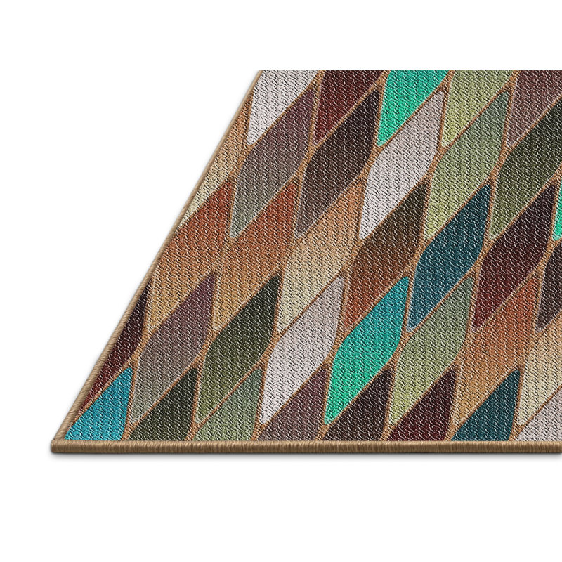 Rainer Geometric Indoor Rug, Rectangle 4' x 6'