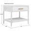 Table d'appoint Uttermost Bales blanc cassé