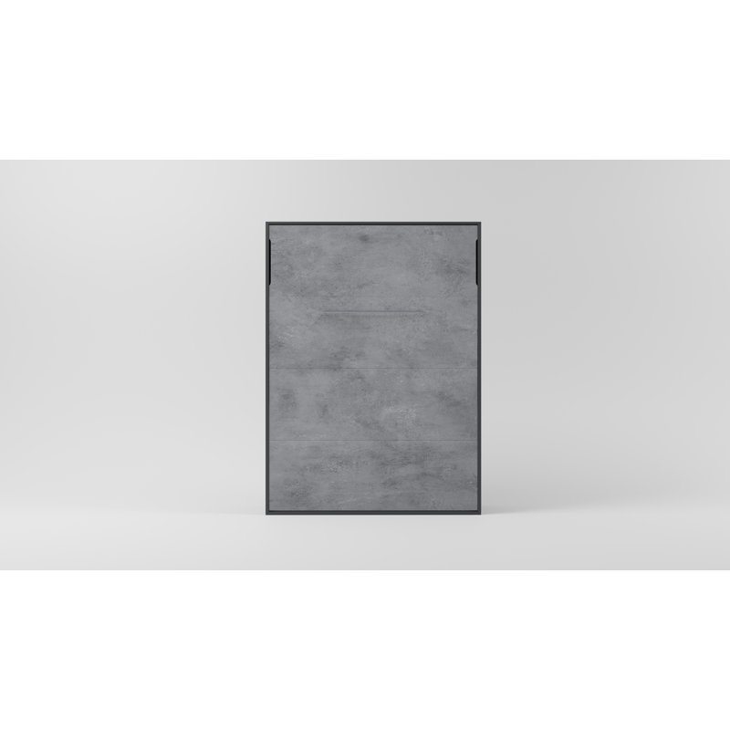 Rechell Murphy Bed, European Double (140 x 200cm), Slate Grey/Bronx