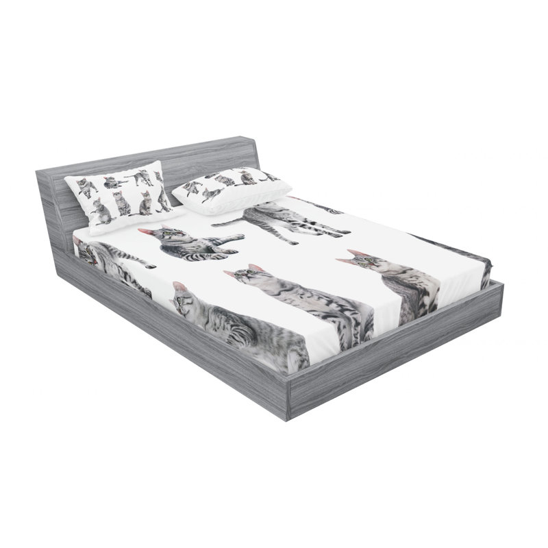 Microfiber Sheet Set, Full Sheet Set with Fitted Sheet