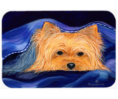 East Urban Home Yorkie Glass Cutting Board