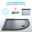 80W*80Dcm Quadrant Single Shower Base in Grey with Low-Profile Aesthetics Design and Non-Slip FeatureQuadrant Single Shower Base in Grey with Low-Profile Aesthetics Design and Non-Slip Feature-520890242