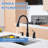 Boyel Living Pull Down Kitchen Faucet with Soap Dispenser-87897271