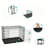 Foldable Metal Dog Cage with Plastic Tray