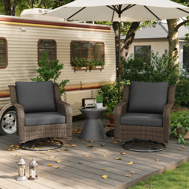 Outdoor 4'' Replacement Cushion Set Back Cushion With Retaining Clip, Gray, 24" W x 24" D