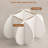 Nahira Glass Top Flower Coffee Table-663132995