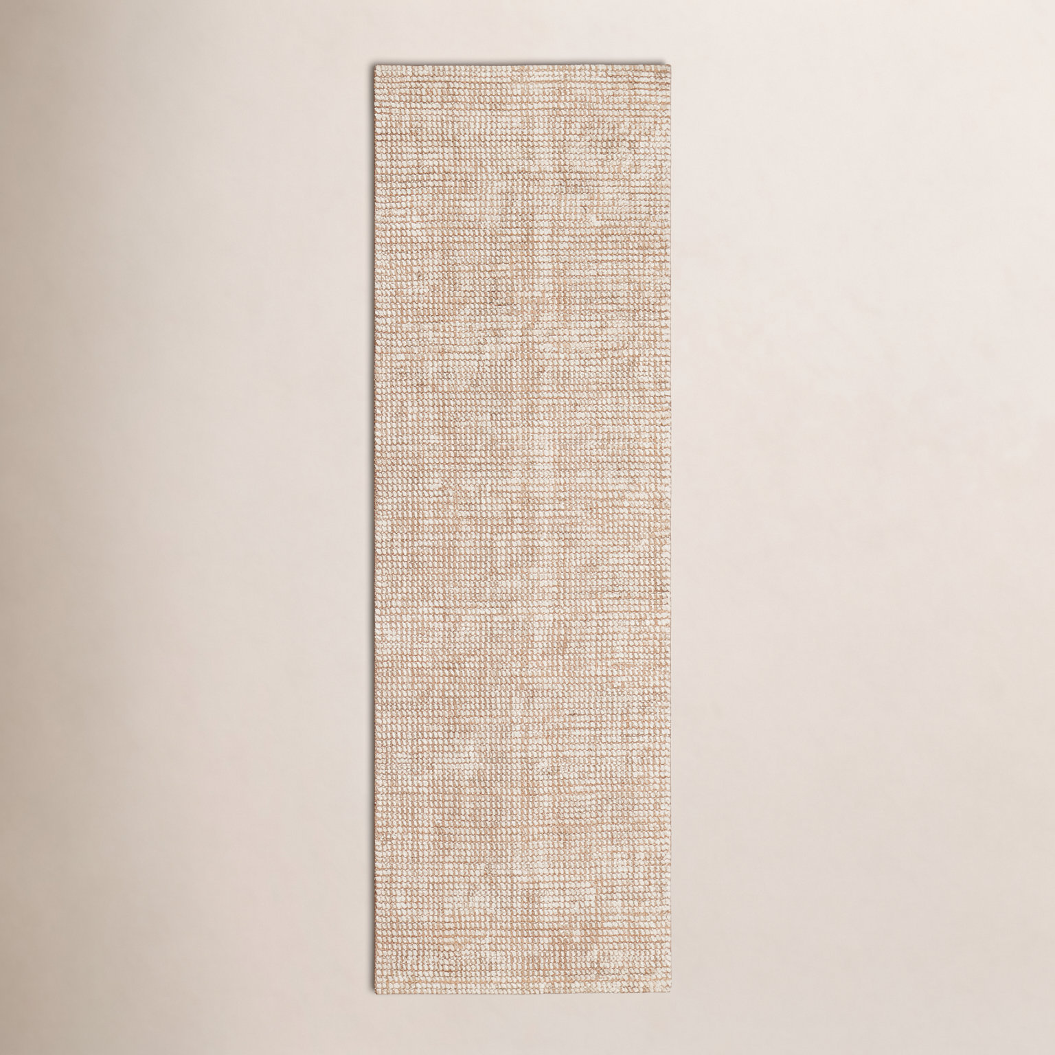 Bayne Beige Hand-Loomed Jute Rug, Runner 2'6" x 8'