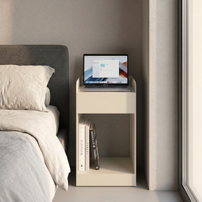 Table d'appoint en métal avec plateau à café de style moderne