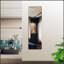 Miroir de porte rectangulaire de 47 po x 14 po avec reflet transparent et cadre en aluminium durable, idéal pour les espaces modernes et contemporains.