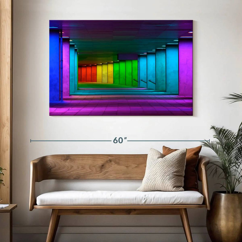 Lilie Rotterdam Rainbow Tunnel, H 32 po x l 48 po