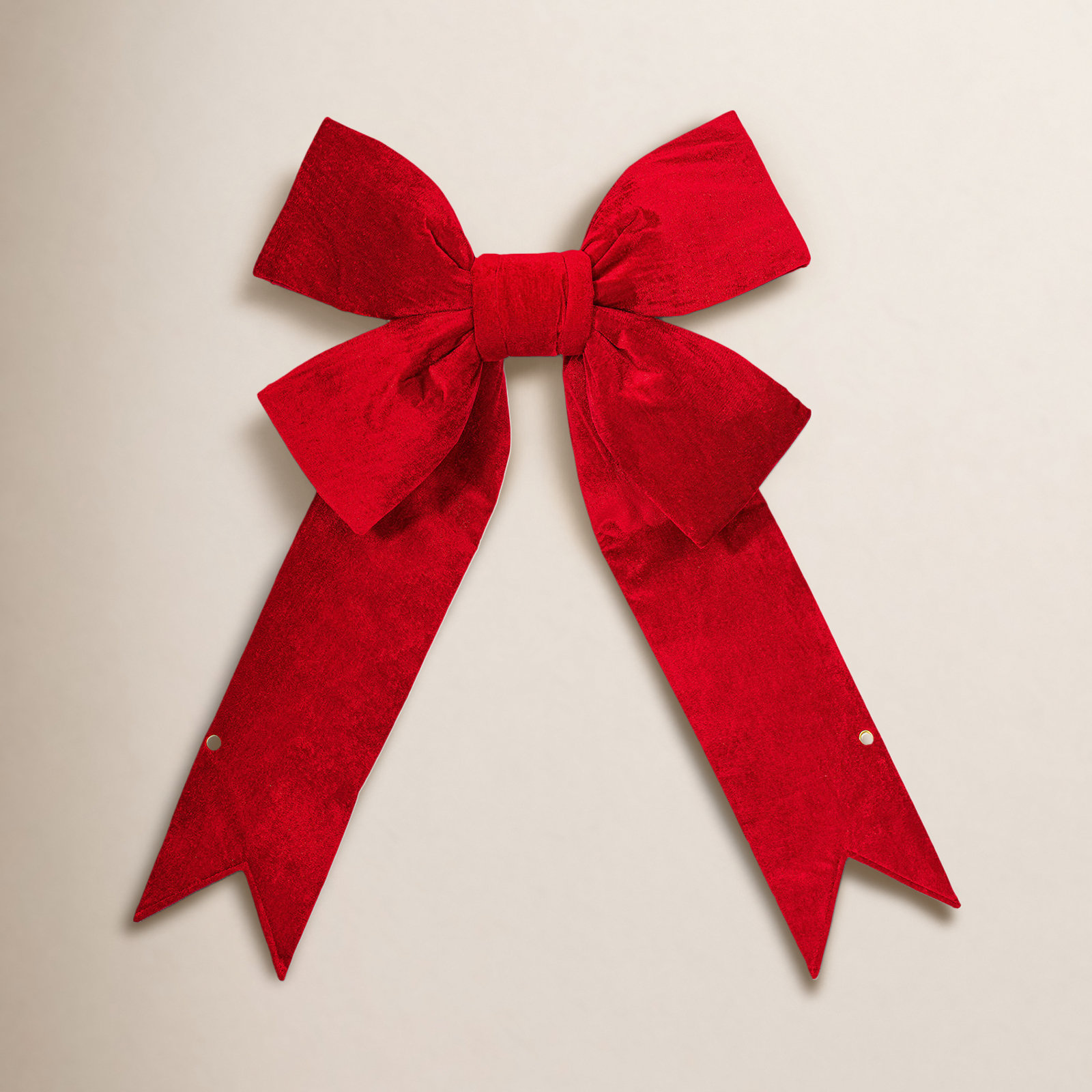 Vickerman 48" Velvet Bow, 12" H x 3.5" W x 15" D