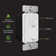 Motion Sensor Light Switch Dimmer, 150W LED, Single Pole
