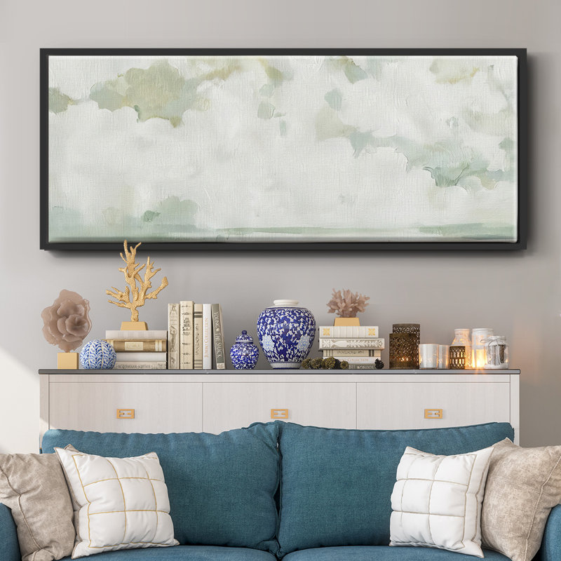 Quiet Moors II- Framed Canvas, 8" H x 20" W