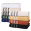 Orley Zero Twist Cotton Ribbed Modern Geometric Border Soft Highly-Absorbent Assorted 9 Piece Bathroom Towel Set-1731715840