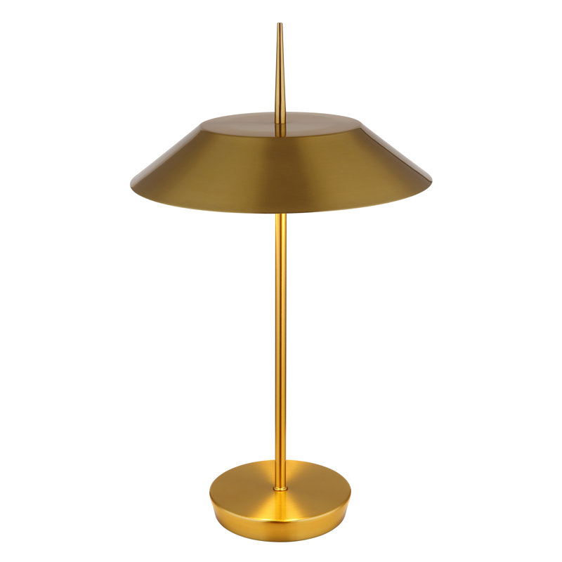 Aysiah Metal Table Lamp, Gold colours