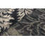 Tapis noir et doré de haute qualité noué à la main