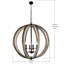 Lustre globe en bois 4 lumières Sachar-1497850994-1497850997