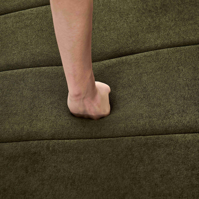 Canapé modulaire courbé Chenille