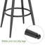 Cristhian Upholstered Counter Stool with Metal Frame-1670649122