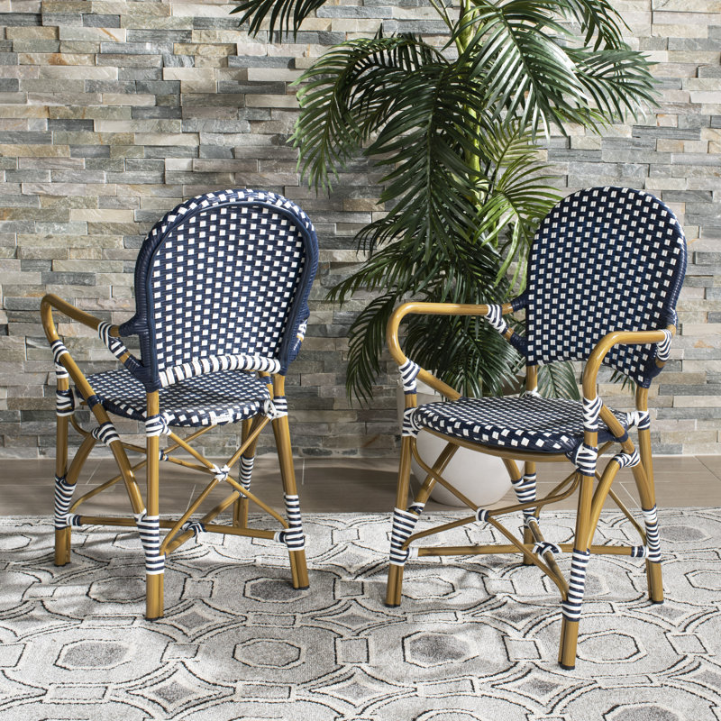 Chaise de patio empilable Androula