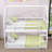 Twin Over Twin Wooden House-Shaped Bunk Bed With Sturdy Ladder-1885926140