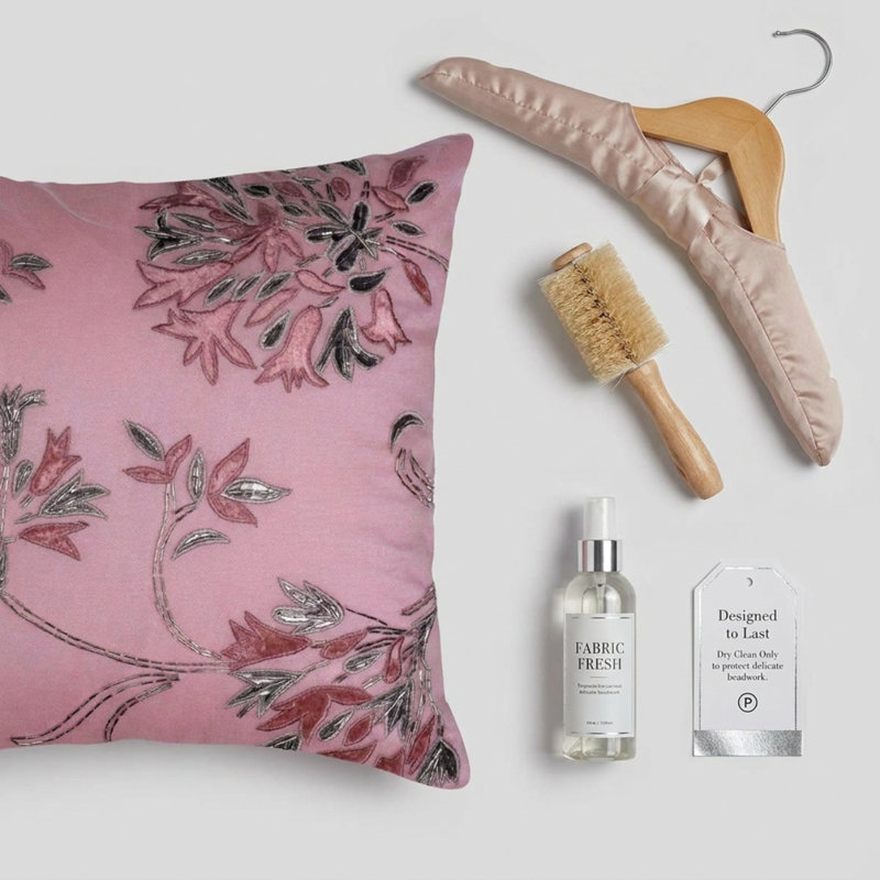 Floral Square Throw Pillow Covers Set with Digital Print – Christmas Decor 18x18 for Sofa and Bed
