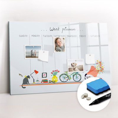 Magnetic Glass Dry Erase Board