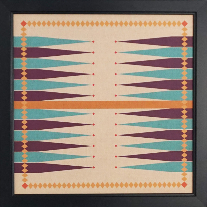 Jeu de backgammon magnétique - rétro