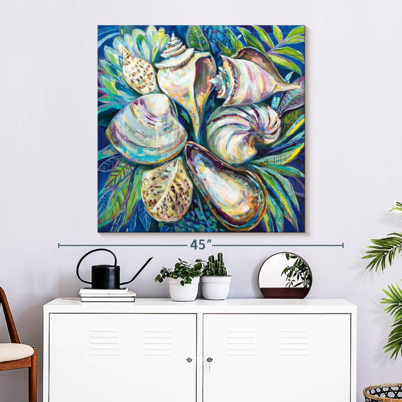 Coquillages tropicaux Aletra, H 33 po x l 33 po