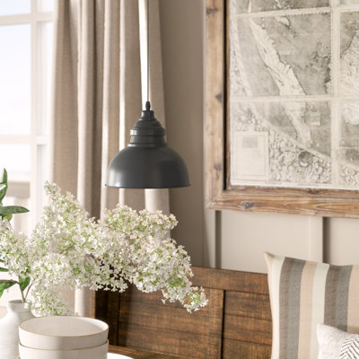 Hudkins 1 - Light Oil Rubbed Bronze Single Pendant