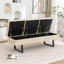 Banc de rangement rembourré en similicuir Charice-132539110