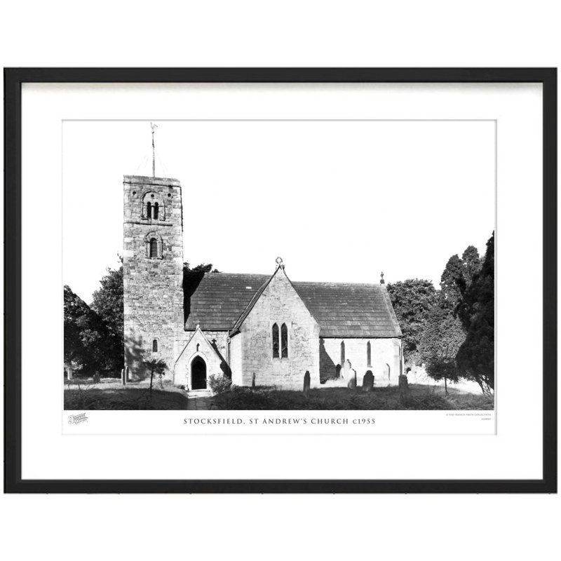 Stocksfield, St Andrew's Church C1955 - Single Picture Frame Print, 45cm H x 60cm W x 2.3cm D