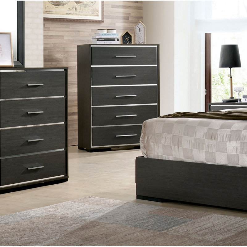 Commode 5 tiroirs Vonni