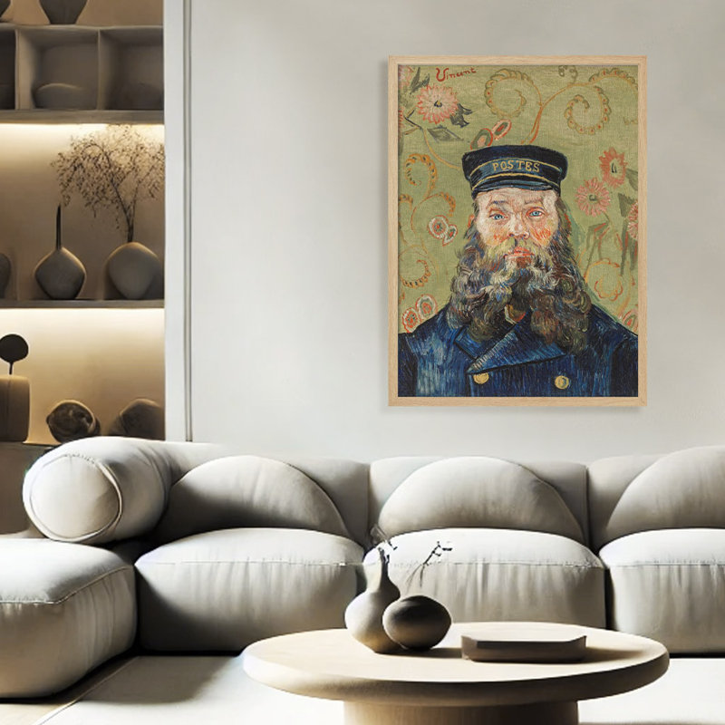Pop Art & Retro "The Postman" par Vincent van Gogh, reproduction d'art encadrée, H 40 po x l 30 po