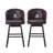 Farmington Swivel 30.25" Faux Leather Bar Stool-1698486455-1705282988