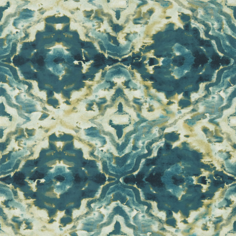 Aqueous Fusion 10.05m x 52cm Matte Wallpaper Roll, Teal