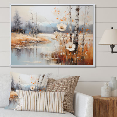 «Snow Flower Charm Evocating» sur toile