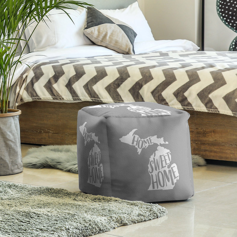 Repose-pieds à cubes the home michigan, Gris