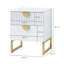 40cm W Manufactured Wood Bedside Table