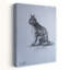 Chat contemporain gris anthracite-129707248