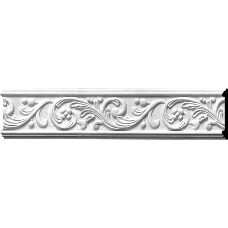 White Polyurethane Aberdeen Crown Moulding 94.5" Length