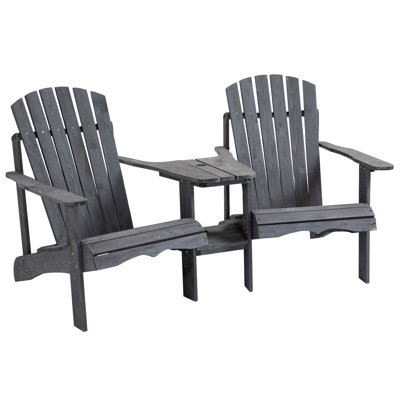 Framlingham Outdoor Adirondack Chair With Table