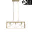 Lustre rectangulaire à 3 lumières pour îlot de cuisine Remon-1243136733
