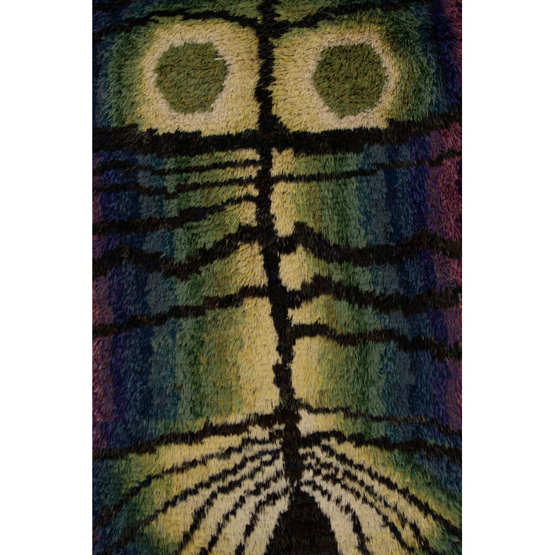 Scandinavian One-of-a-Kind 3'9x6'7 Hand Knotted Area Rug