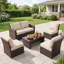 Ensemble de coussins de dossier de chaise d'extérieur 6 pouces Sunbrella-1036065520-1022034194